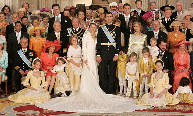CASAMENT DE FELIP DE BROBÓ AMB LETIZIA ORTIZ
