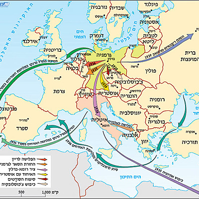 Timeline: אירועים מרכזיים במדיניות החוץ של גרמניה