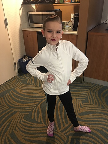 I started compitition dance