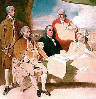 Signing Treaty of Paris