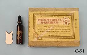 G. Domagk Efecto anti bacteriano  del prontosil