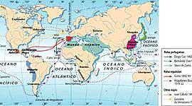 Timeline: Viajes de exploración ( 1450- 1550)