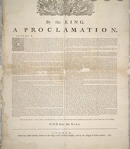 Proclamation of 1763