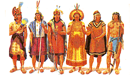 Timeline: Vestimenta en la época precolombina.