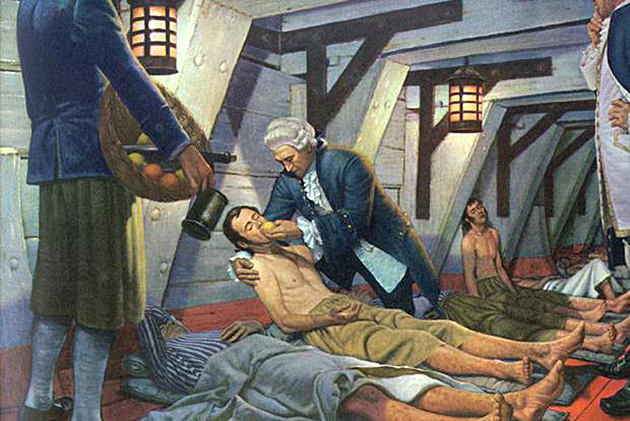 Es va superar l'escorbut que patien els mariners