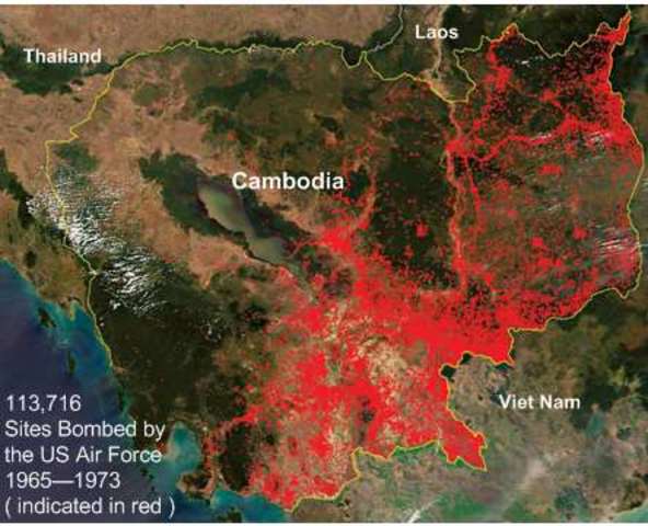 Bombing in Cambodia and Laos