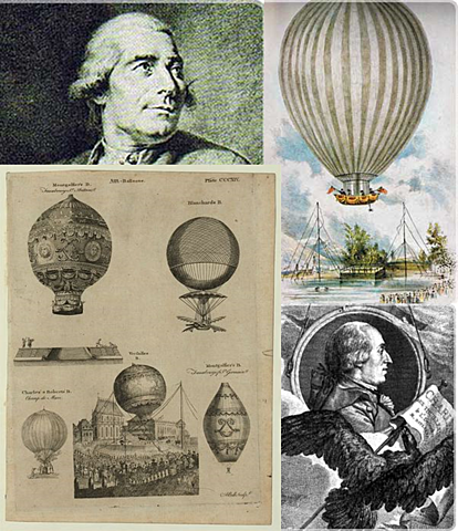 Primer globo de aire caliente