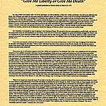 "give me liberty or give me death" speech