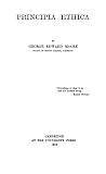 Principia Ethica