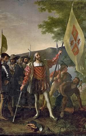 Christofer Columbus landstiger i Amerika: medeltiden slutar