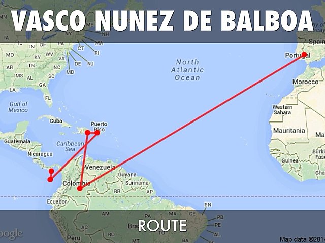 Vasco Nunez de Balbo Sailed for Portugal
