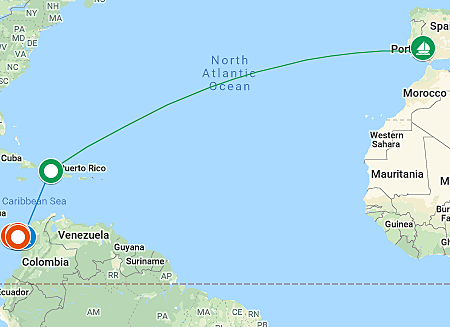 Vasco Nunez Balboa sailed for Spain