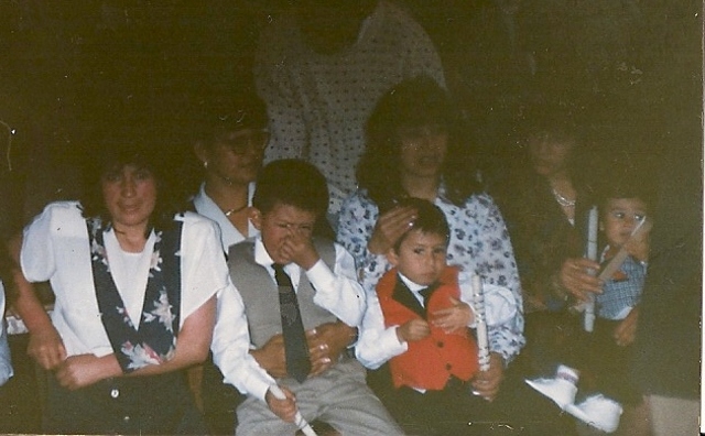 El bautizo de mis hermanos y el mio