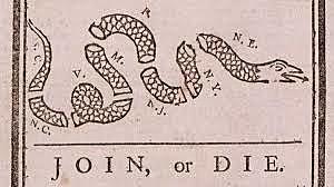 Join and Die snake cartoon