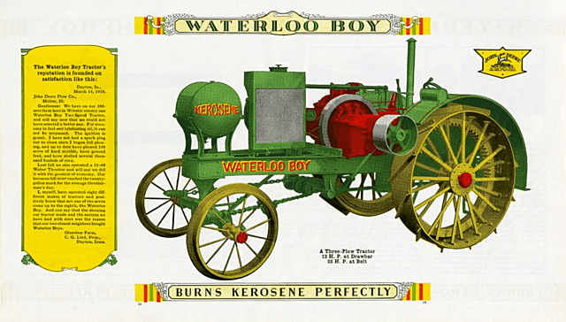 First Single Speed Tractor