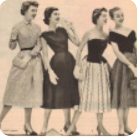 Fashion in Colombia, 1950s.