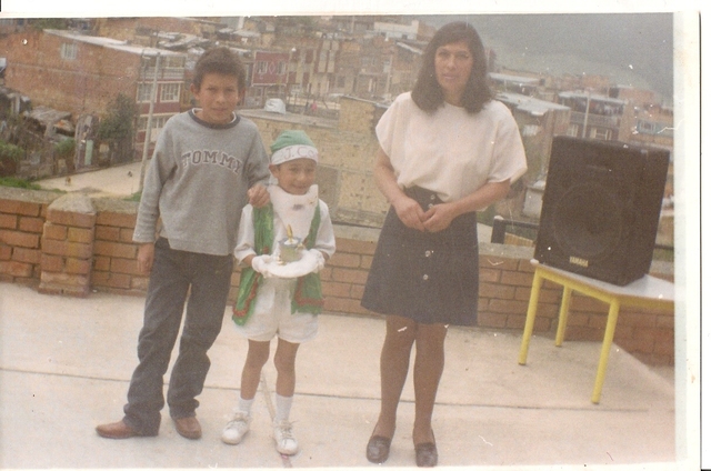 hice mi primera presentación de papa Noel