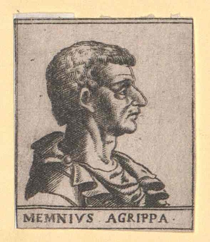 Fallece Menenio Agripa.