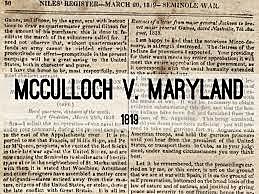 McCulloch vs. Maryland