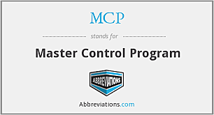 Master control program (MCP)