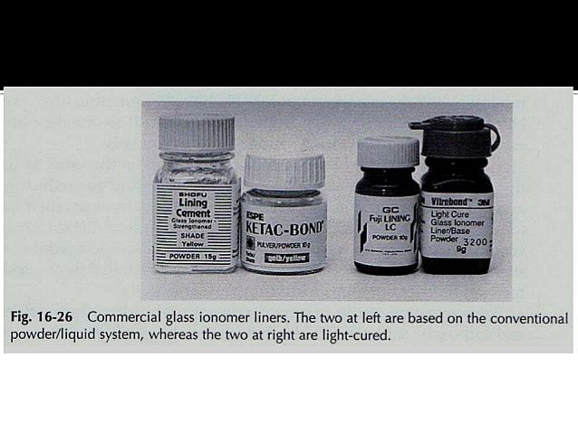 Cemento de ionomero.