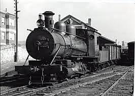First locomotive.