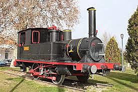 First steam locomotive in the Iberian Peninsula.