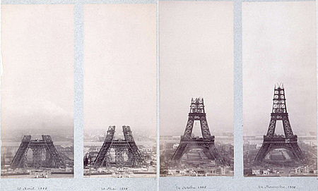 La Torre Eiffel, una mostra de l’arquitectura del ferro del s. XIX.