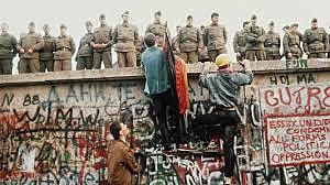 The Berlin Wall.