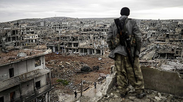 The civil war in Syria.