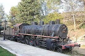 First steam locomotive in the Iberian Peninsula.