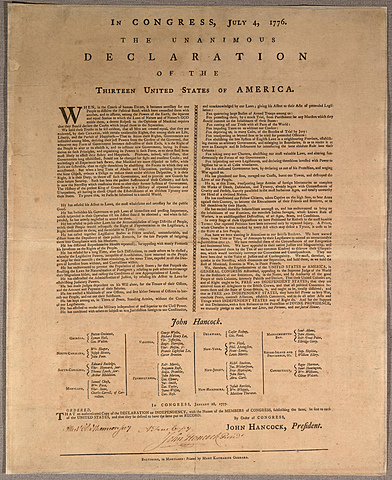 The Declaration of Independence