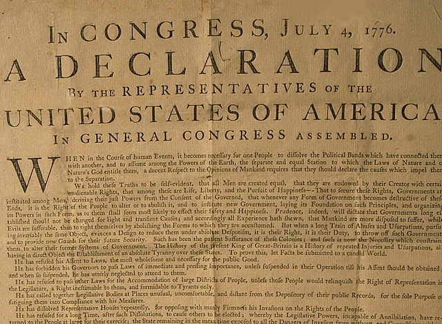 declaration of independence