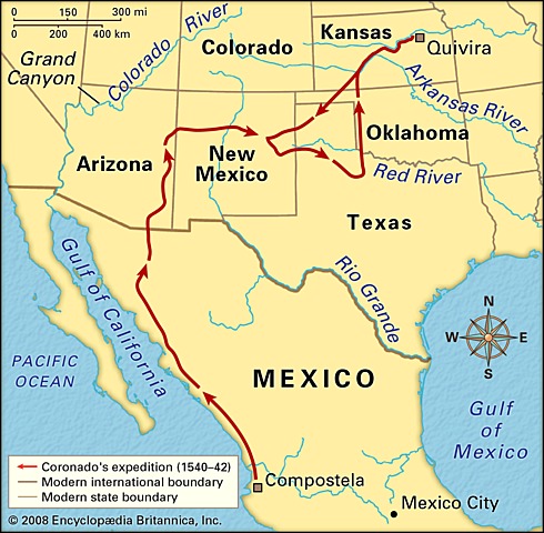 Francisco Vasquez de Coronado was a conquesador