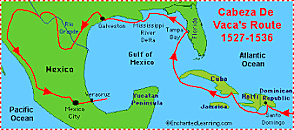 Alvar Nunez Cabeza de Vaca was sponsored by Spain