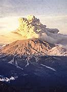 Mt St Helens Erupts