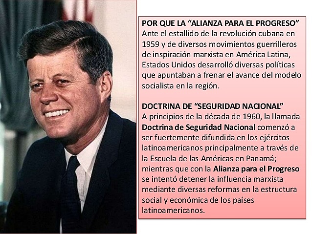 Alianza para el progreso y doctrina de seguridad nacional