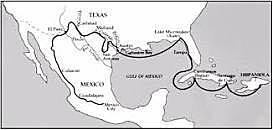 Alvar Nunez Cabeza de Vaca: Sponsored by the country of Spain.