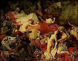 La muerte de Sardanápalo, Eugène Delacroix