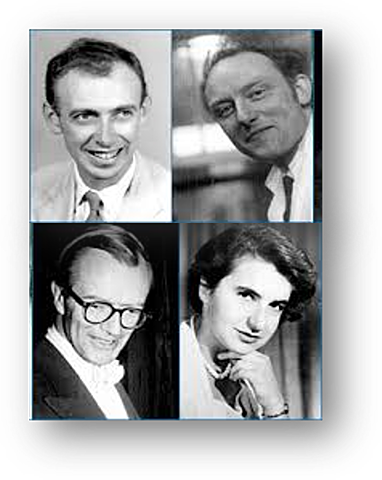 Rosalind Franklin, James Watson, Franckis Crick, Maurice Wilkins