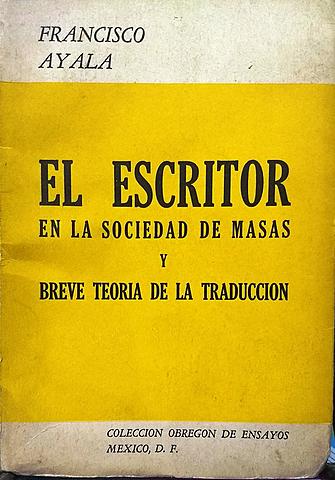 “Breve teoría de la traducción” de Ayala