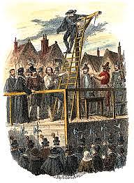 The execution of the gunpowder plotters