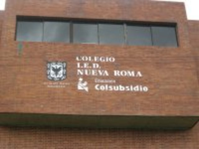 me transladaron al colegio colsubsidio nueva roma...