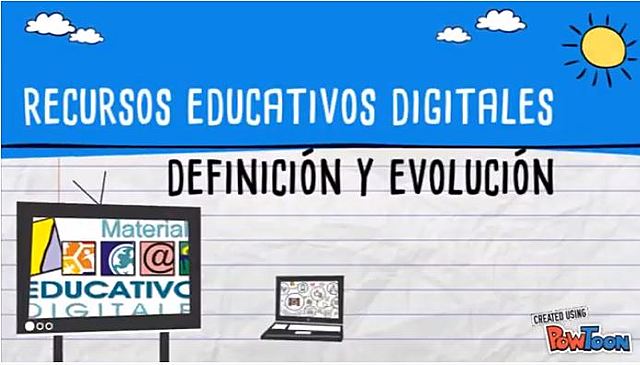 Recursos educativos  digitales
