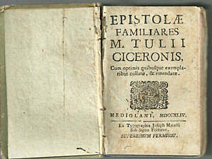 “Del modo de lo tradurre d´una lingua in altra seconda le regole monstrate de Cicerone” por F. da Longiano
