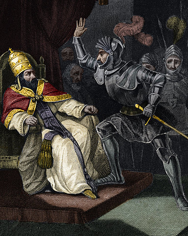 King Philip IV Kidnaps the Pope