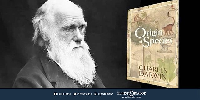 Charles Darwin publica "el origen de las especies"