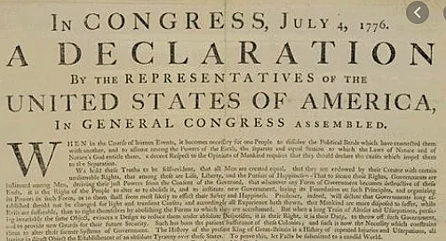 Declaration of Independence