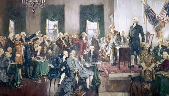 US Constitution signed