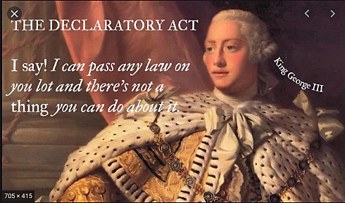 The declaratory act